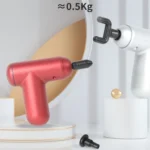 J12A Mini Vibrating Massage Button Type Fascia Gun - Image 5