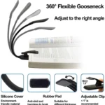 8027D-2 7 Beads LED Eye Protection Reading Folding Book Clip Light - Image 5