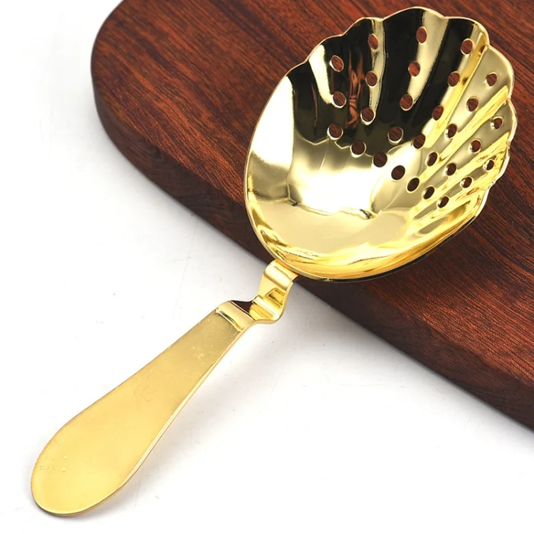 TBD0601958701_B3.webp Seashell Shape Stainless Steel Strainer Cocktail Ice Filter - Image 4