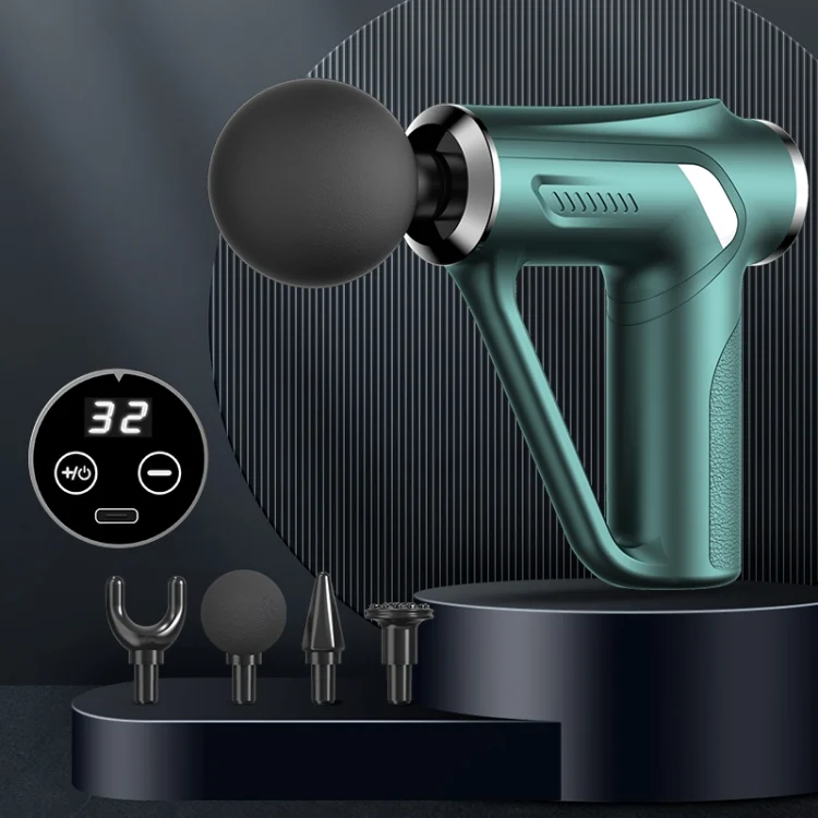 HB-008 Triangular Electric Fascia Gun Body Massage Gun