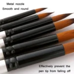 Zhuting Nylon Wool Stick Gouache Brush Set - Image 5