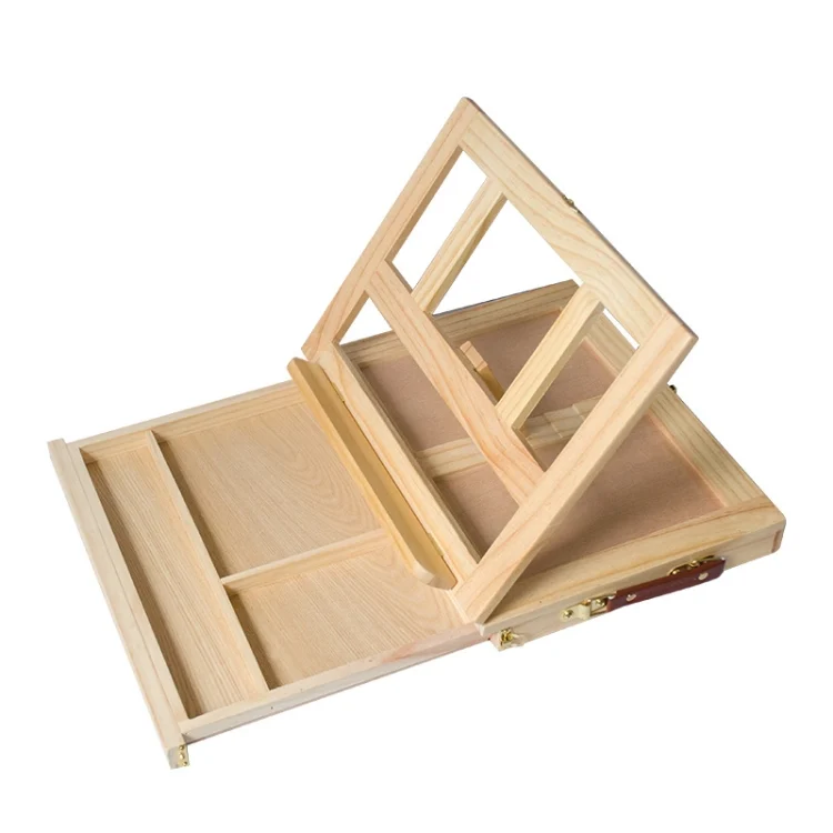 Desk Drawer Folding Sketch Pine Easel