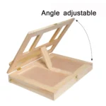Desk Drawer Folding Sketch Pine Easel - Image 4