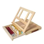 Desk Drawer Folding Sketch Pine Easel - Image 5