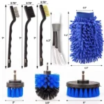 Electric Drill Cleaning Brush Water-Proof Gloves - Image 2