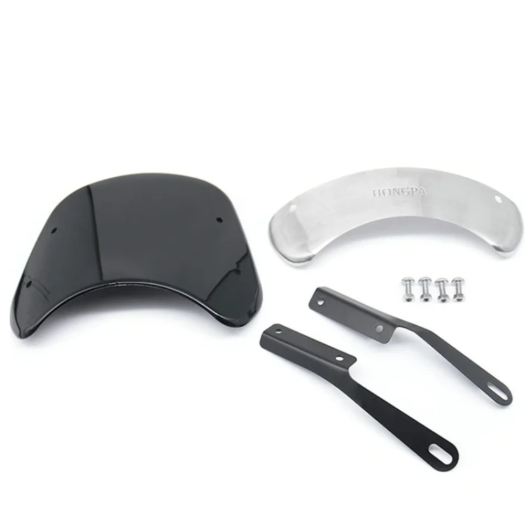 TBD0601975401_B2.webp HONGPA DY-002 5-7 Inch Retro Motorcycle Modified PC Windshield - Image 3