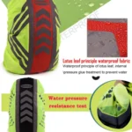 Luminous Pattern Rain Cover for Outdoor Backpack - Image 6