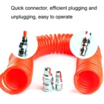 2 PCS Telescopic Plastic High Pressure Air Pump Hose, Length: - Image 4