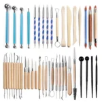 43 In 1 Clay Tool Combination Set with Storage Bag - Image 2