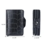 Baellerry K9171 RFID Anti-Magnetic Card Holder Crocodile Pattern Card Holder - Image 3