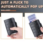 Baellerry K9171 RFID Anti-Magnetic Card Holder Crocodile Pattern Card Holder - Image 6