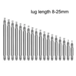 8-25mm Strap Connecting Shaft Stainless Steel Watch Spring Bar - Image 2