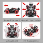 RD158-2 2.4G Four-Wheel Drive Horizontal Spray Remote Control Car - Image 7