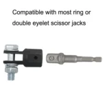 TO-OL007 Car Scissors Jack Adapter + Steel Ball Post - Image 6