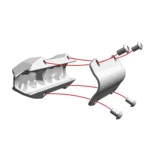 1 Pair Universal Bumper Drop Protection Block Accessories For BMW R1200GS / R1250GS - Image 4