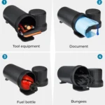 Universal Motorcycle Tool Tube Retrofit Parts, Wide: - Image 4