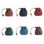 18L-107 Vintage Leather Coin Purse Mini Organizer - Image 6