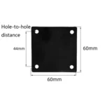 Metal Furniture Support Legs with Adjustment Pad, Height: - Image 3