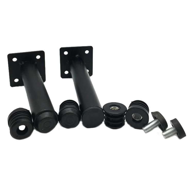 TBD0602007001_B4.webp Metal Furniture Support Legs with Adjustment Pad, Height: - Image 5