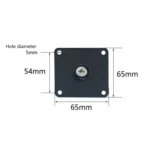 LH-OU050 Thickened Stainless Steel Furniture Support Legs, Height: - Image 3