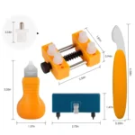 6 In 1 Watch Repair Kit Set Watch Cap Opener Strap Adjuster - Image 2