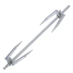 Stainless Steel Roast Chicken Skewer Cook Oven BBQ Grilled Fork - Image 2