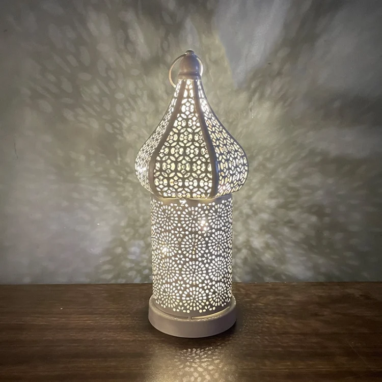 Moroccan Hollow LED Wrought Iron Decorative Lamp, Spec: