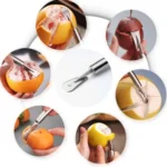 304 Stainless Steel Orange Peeler Grapefruit Peeling Tool - Image 3