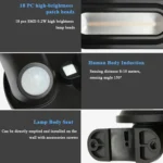 DS018 Solar Wall Lamp Outdoor Garden Induction Street Light - Image 6