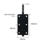 LH-DJ08 Adjustable Knife Shape Metal Furniture Support Legs, Height: - Image 3