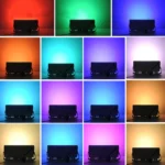 50W LED RGB Waterproof Ultra-light Outdoor Flood Light with Remote Control - Image 6
