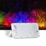 50W LED RGB Waterproof Ultra-light Outdoor Flood Light with Remote Control - Image 7