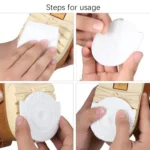 2 Pairs Sole Wear-Resistant Rubber Cuttable Sports Anti-Slip Sticker - Image 6