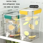 4.5L Home Kitchen Refrigerator Cold Kettle With Faucet - Image 3