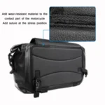 AFISHTOUR FM2021 Large Capacity Waterproof Motorcycle Rear Seat Bag - Image 5