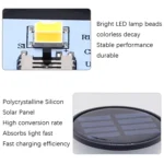 Outdoor Solar Garden Circular Cone Wall Lamp, Style: - Image 4