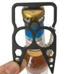 2 PCS 6 In 1 Multifunctional Keychain Zinc Alloy Bottle Opener - Image 3