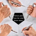 P08 Outdoor LED With Flashing Tungsten Steel Window Breaking Self-Defense Pen - Image 6