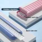 4 in 1 Pencil Eraser Ruler Stationery Box - Image 5