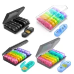 21-compartment Rainbow Pill Box One Week Pill Box - Image 2