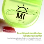 21-compartment Rainbow Pill Box One Week Pill Box - Image 4