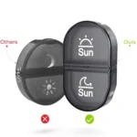 14 Compartment Medicine Box Plastic Double Row Leather Bag Pill Box - Image 3