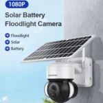 SHIWOJIA Waterproof WiFi Solar Dome IP Camera,  Support Two-way Audio & PIR Motion Detection & Night Vision & TF Card - Image 3
