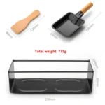 1 Set Cheese Grill Oven Kitchen Mini Non-Stick Baking Pan - Image 2