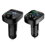 HY82 Car MP3 Bluetooth Receiver Dual USB Car Charger - Image 2