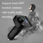 HY82 Car MP3 Bluetooth Receiver Dual USB Car Charger - Image 5