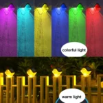 Solar Outdoor LED Garden Decorative Shadow Wall Lamp - Image 5