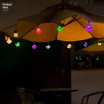 Solar Outdoor LED Garden Decorative Shadow Wall Lamp - Image 7