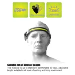 Silicone LED Smart Sensor Light Outdoor Strong Light Long-Beam Headlight - Image 4