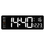 6626 Living Room Wall-Mounted Large Screen Display LED Digital Clock